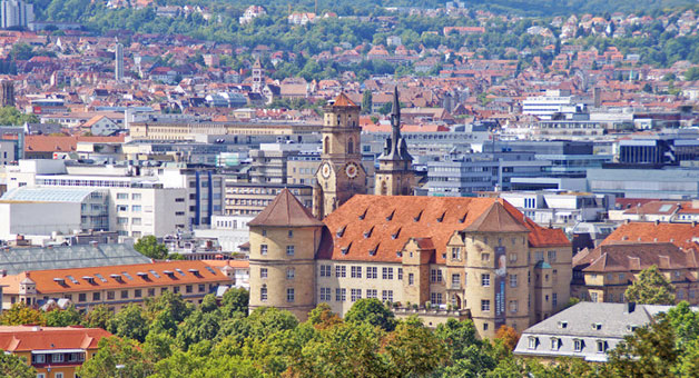 Stuttgart en train