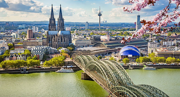 Cologne en train