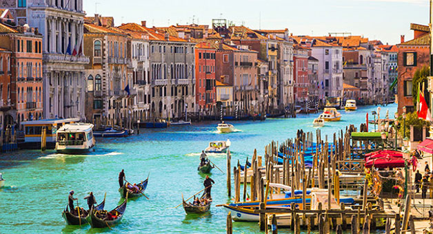 Venise en train